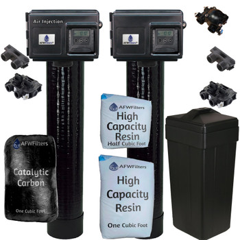 8 GPM 48k Water Softener & Air Injection System + RO