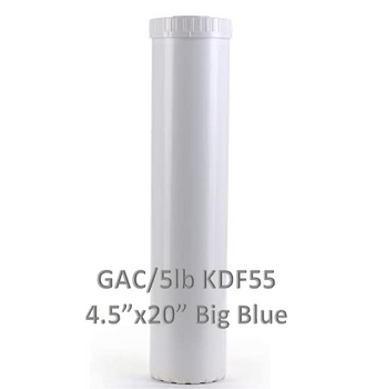 Big Blue 20-inch GAC/5# KDF 55 Filter