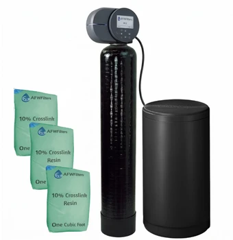 Upgraded 96k Water Softener 10% Crosslink Resin with Fleck 2510 AiQ (formerly 2510SXT), Pentair tank