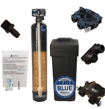 32k Water Softener with Fleck Mechanical TIMER Control Head, Pentair tank