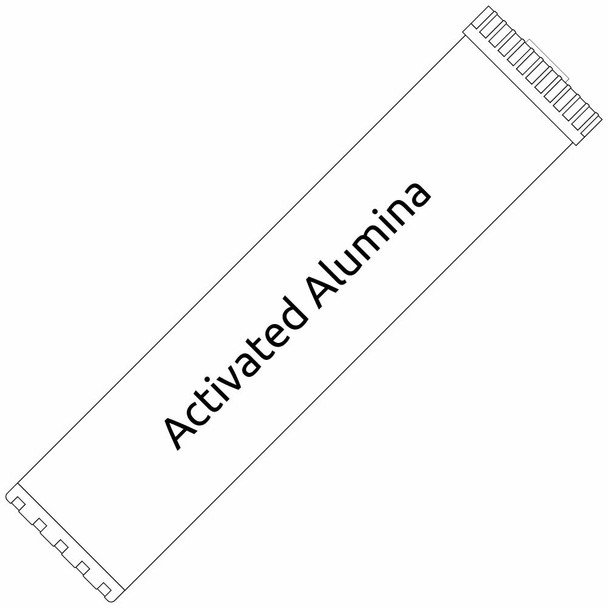 Big Blue 20-inch Activated Alumina Filter for Fluoride, Arsenic, and Lead