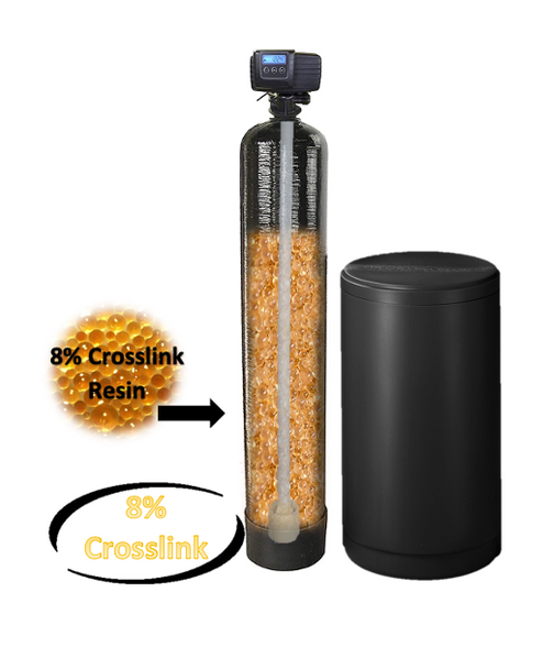 2 cubic Foot (64k) On Demand Whole Home Water Softener with High Capacity Resin, Pentair tank