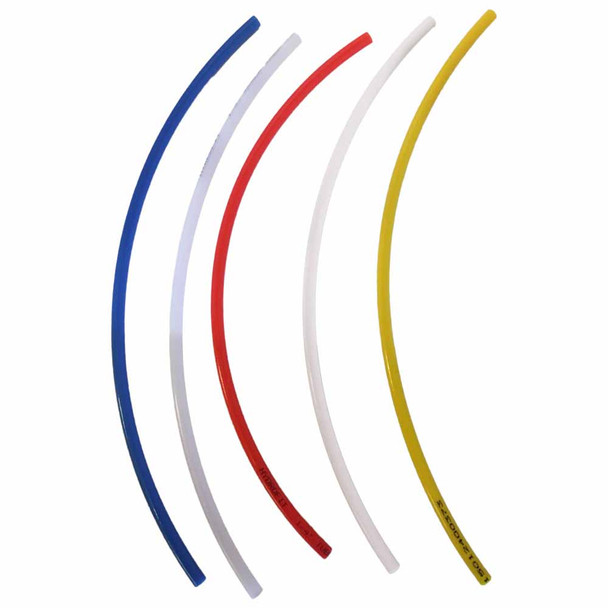 Polyethylene Tubing in 5 Different Colors - 1/4 inch (per foot)