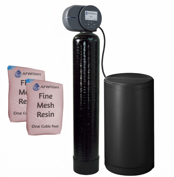 Iron Pro 64k Fine Mesh Water Softener with Fleck 2510 AiQ (formerly 2510SXT), Pentair tank