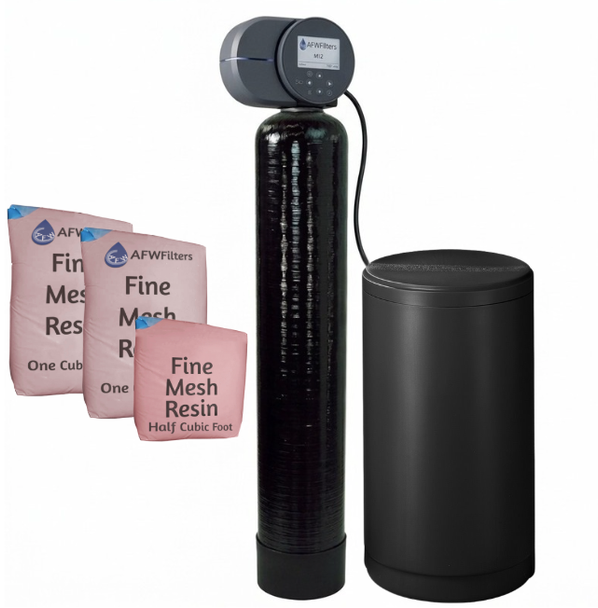 Iron Pro 80k Fine Mesh Water Softener with Fleck 2510 AiQ (formerly 2510SXT), Pentair tank