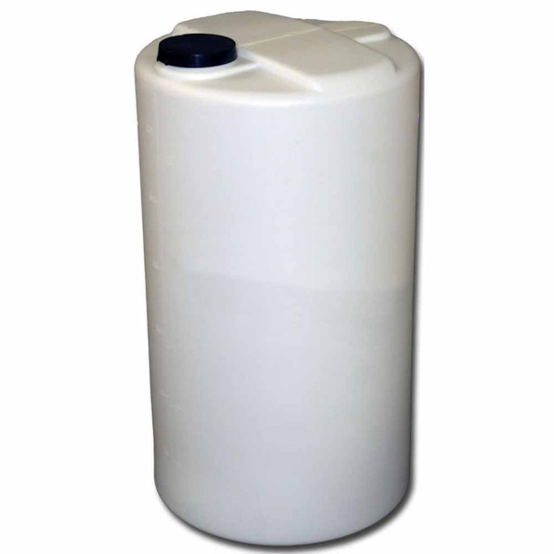 Polyethylene 35 Gallon Chemical & Solution Tank - Natural