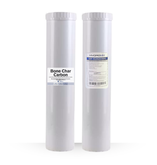 20-inch High Flow 2 Stage Filter Kit with Bone Char-GAC/KDF55