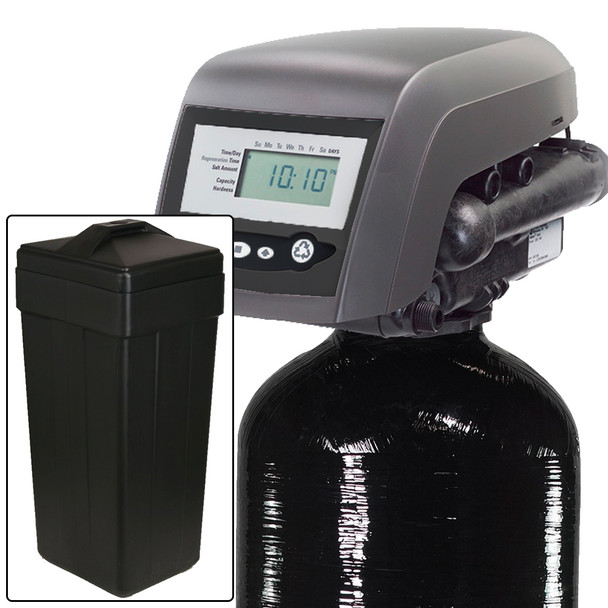 Iron Pro 64,000 Grain 64k Fine Mesh Water Softener with Autotrol 268/760 Logix Metered Controller, Pentair tank