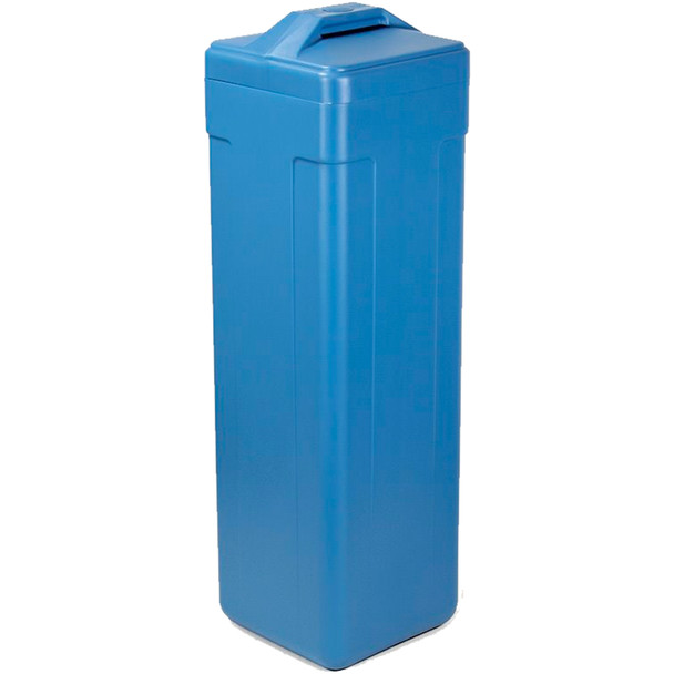 11"x36" Blue Square Brine Tank with Float