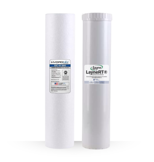 20-Inch High-Flow 2 Stage Filter Kit with Sediment Filter & LayneRT Filters - For Arsenic Filtration