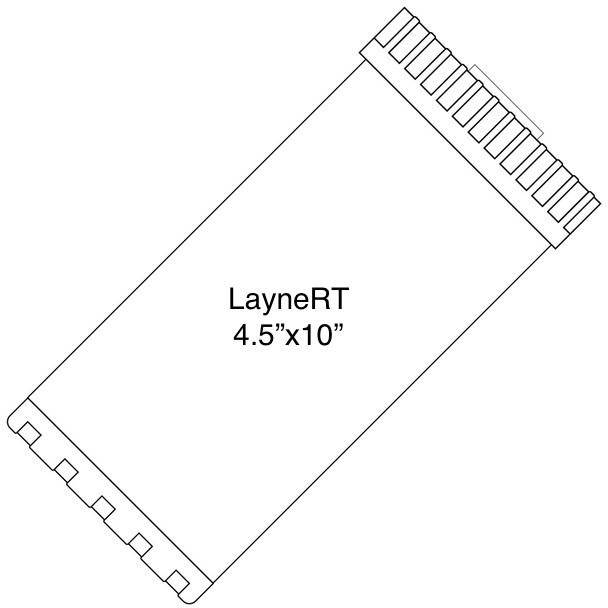LayneRT 4.5" x 10" Replacement Filter