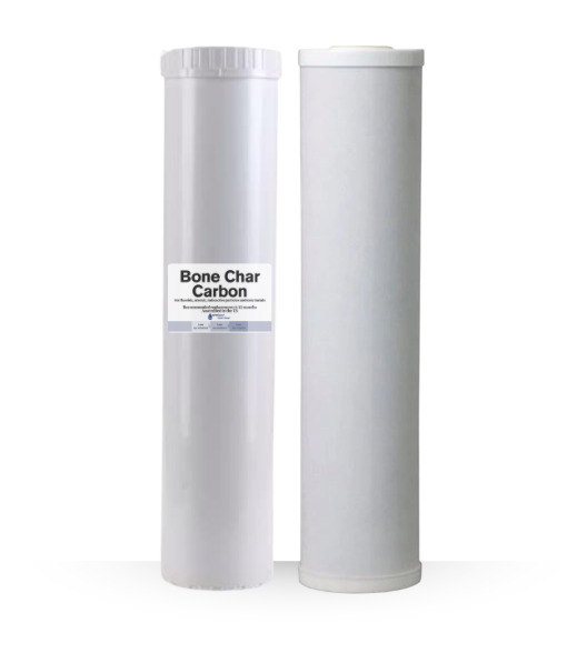 2 Stage Filter Kit 4.5" x 20" - Bone Char Carbon Filter & Radial Flow Carbon Filter for Pure Water