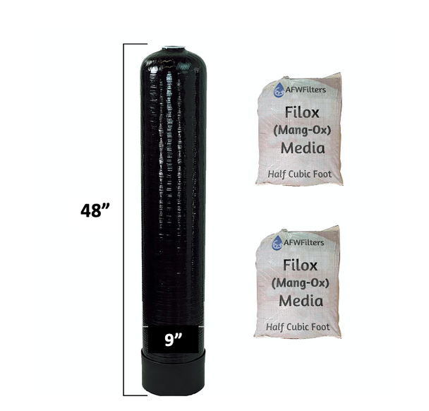 1 cuft Filox 10 Replacement Tank - 9x48 Tank with 1 cuft Filox