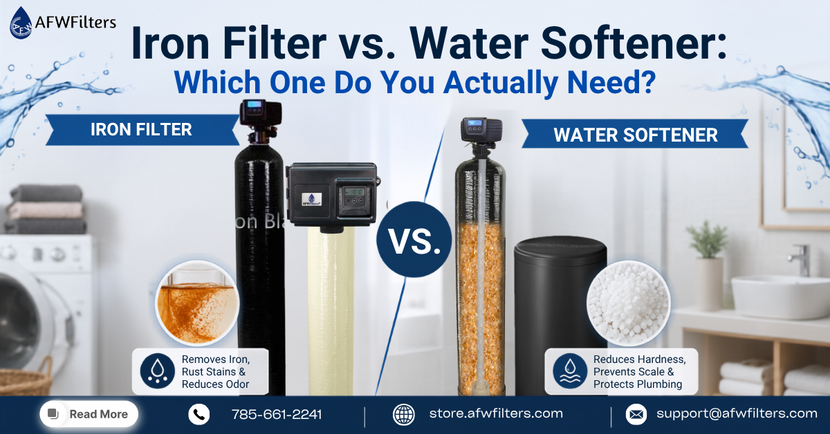 Iron Filter vs. Water Softener: Which One Do You Actually Need?