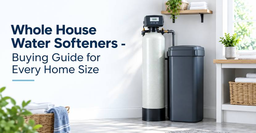 Whole House Water Softeners - Buying Guide for Every Home Size