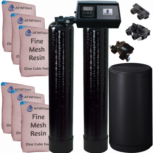 Water Softener Dual Tank Iron Pro 3 cu ft Fleck 9100SXT