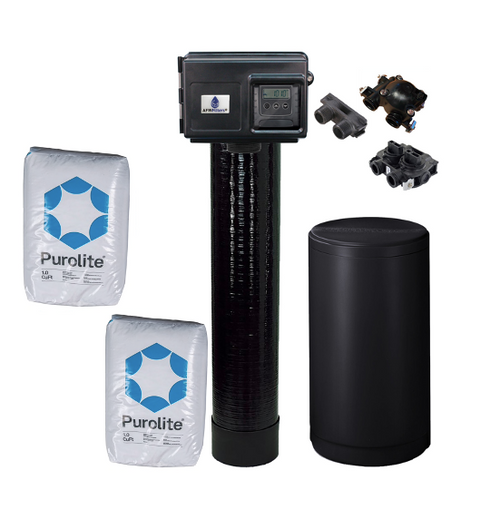 64k Water Softener with Purolite C100E Resin and Fleck 2510SXT Controller