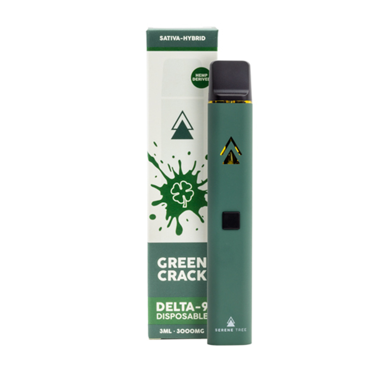 Serene Tree Delta-9 THC Disposable Vape - Green Crack 3000mg