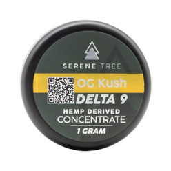 Image - Serene Tree Delta 9 THC wax concentrate | 1 gram - OG Kush