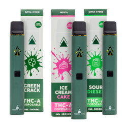 Image - Serene Tree THC-A Disposable Vape Pen - 3000mg All 3 strains