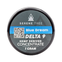 Image - Serene Tree Delta 9 THC Wax Dab Concentrate - Blue Dream strain