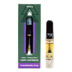 Serene Tree Delta 8 Cartridge - Granddaddy Purp Image - Serene Tree Delta 8 Cartridge - Granddaddy Purp
