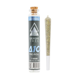 Serene Tree Delta 10 THC Pre Roll - Cookies strain Image - Serene Tree Delta 10 THC Pre Roll - Cookies strain
