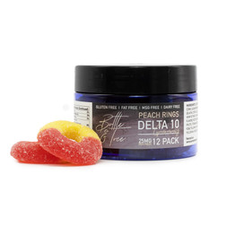 Delta 10 THC Peach gummies by Bottle & Tree Image - Delta 10 THC Peach gummies by Bottle & Tree