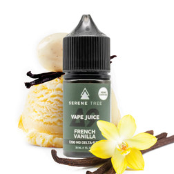 Serene Tree Delta 9 THC vape juice | French Vanilla 500mg Image - Serene Tree Delta 9 THC vape juice | French Vanilla 500mg