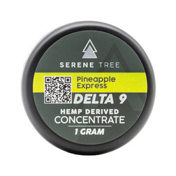Serene Tree Delta 9 THC Wax Concentrate | Pineapple Express strain 1 gram Image - Serene Tree Delta 9 THC Wax Concentrate | Pineapple Express strain 1 gram