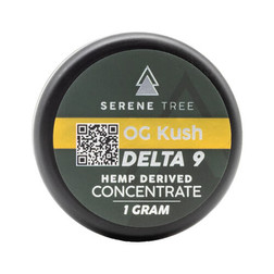 Serene Tree Delta 9 THC wax concentrate | 1 gram - OG Kush Image - Serene Tree Delta 9 THC wax concentrate | 1 gram - OG Kush