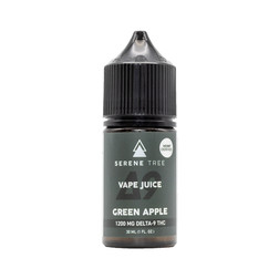 Serene Tree Delta-9 THC Green Apple | 1200mg Delta-9 THC vape juice Image - Serene Tree Delta-9 THC Green Apple | 1200mg Delta-9 THC vape juice