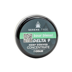 Image - Serene Tree Delta-9 THC wax concentrate | Sour Diesel strain