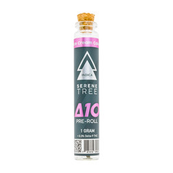 Serene Tree Delta-10 THC pre roll | Ice Cream Cake strain Image - Serene Tree Delta-10 THC pre roll | Ice Cream Cake strain