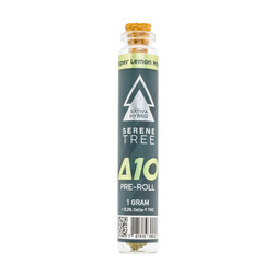 Serene Tree Delta-10 THC pre roll | Super Lemon Haze strain Image - Serene Tree Delta-10 THC pre roll | Super Lemon Haze strain