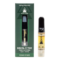 Serene Tree Delta 9 THC vape cart | Green Crack 1000mg Image - Serene Tree Delta 9 THC vape cart | Green Crack 1000mg