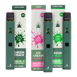 Serene Tree Delta-9 THC Disposable Vape Pen 3000mg potency - all terpene profiles Image - Serene Tree Delta-9 THC Disposable Vape Pen 3000mg potency - all terpene profiles