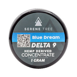 Serene Tree Delta 9 THC Wax Dab Concentrate - Blue Dream strain Image - Serene Tree Delta 9 THC Wax Dab Concentrate - Blue Dream strain