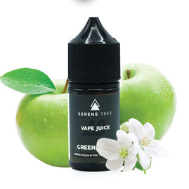 Image - Serene Tree Delta-8 Green Apple Vape Juice 1200mg