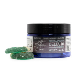 Bottle & Tree Delta-10 THC Blue Raspberry gummies Image - Bottle & Tree Delta-10 THC Blue Raspberry gummies