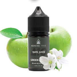 Image - Serene Tree Delta-10 THC vape juice Green Apple flavor