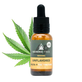 Image - Serene Tree Delta 9 THC tincture | 1000mg Unflavored tincture additive