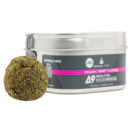 Image - Serene Tree Delta 9 THC Wedding Cake Moonrocks - Indica Dominant strain