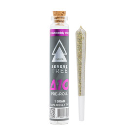 Serene Tree Delta 10 THC Pre Roll - Granddaddy Purp strain