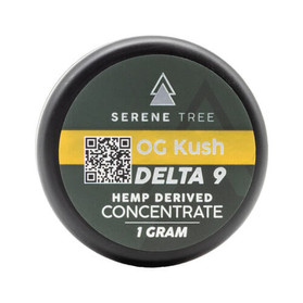 Serene Tree Delta 9 THC wax concentrate | 1 gram - OG Kush Serene Tree Delta 9 THC wax concentrate | 1 gram - OG Kush