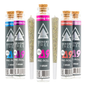 Serene Tree Delta 9 THC Pre Rolls - group photo Serene Tree Delta 9 THC Pre Rolls - group photo