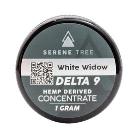 Serene Tree Delta 9 THC Wax Dab Concentrate - White Widow strain Serene Tree Delta 9 THC Wax Dab Concentrate - White Widow strain