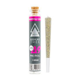 Serene Tree Delta 9 THC Pre Roll - Wedding Cake strain Serene Tree Delta 9 THC Pre Roll - Wedding Cake strain