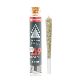 Serene Tree Delta 9 THC Pre Roll - Trainwreck strain Serene Tree Delta 9 THC Pre Roll - Trainwreck strain
