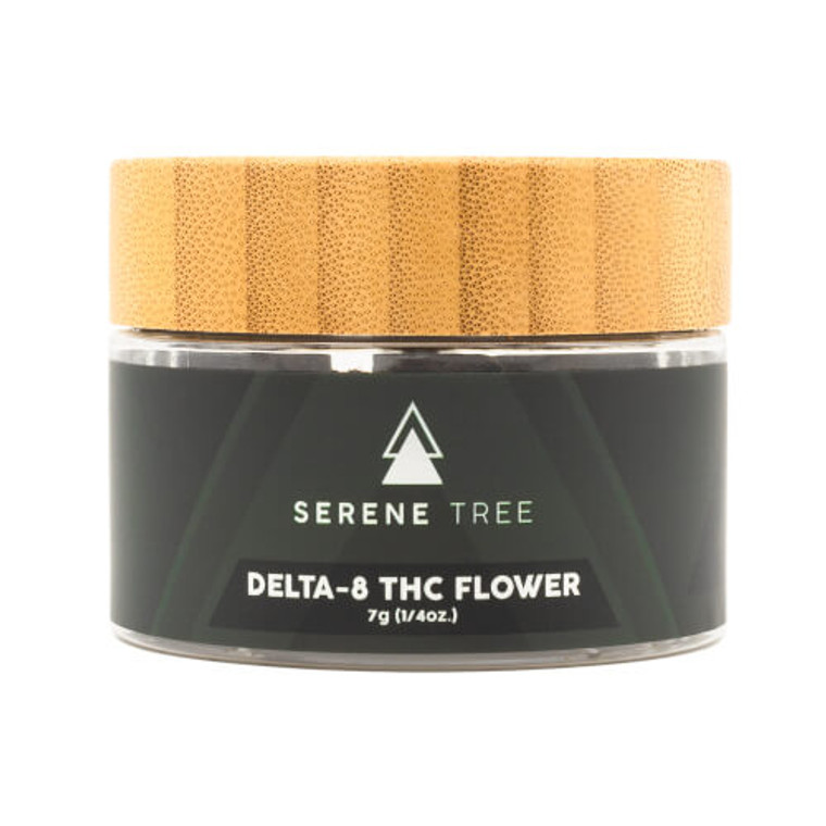 Serene Tree Delta 8 Raw Flower 7 grams THC flower 1/4th oz